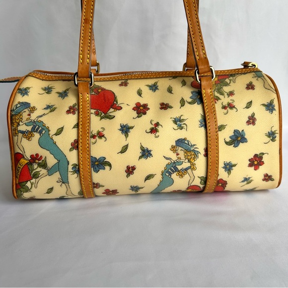 Dooney & Bourke Sailor Tattoo Girl Purse Y2K Rare Vintage Barrel Bag - Picture 4 of 16